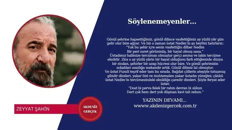 Söylenemeyenler…