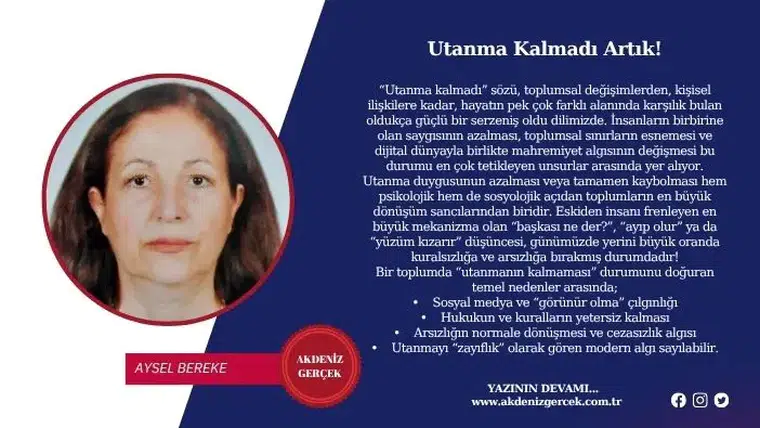 Utanma Kalmadı Artık!