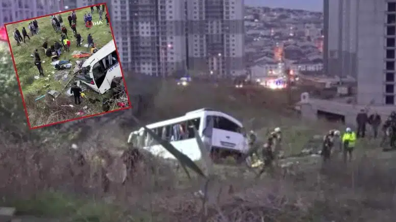 İstanbul’da Facia Gibi Kaza: Servis Devrildi! Detaylar Ortaya Çıktı