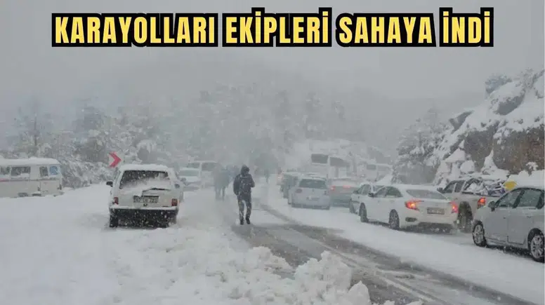Antalya'ya Yağmur ve Sel Yetmedi, Kar Geldi!