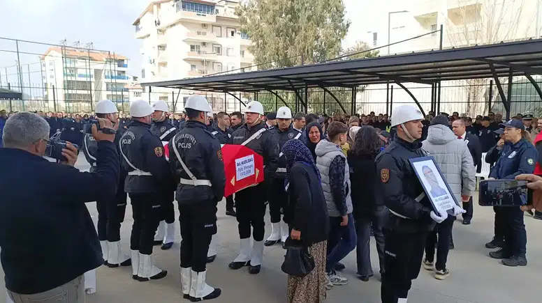 Gazipaşa Yasta, Polis Memuru Ali Kızıldağ Son Yolculuğuna Uğurlandı
