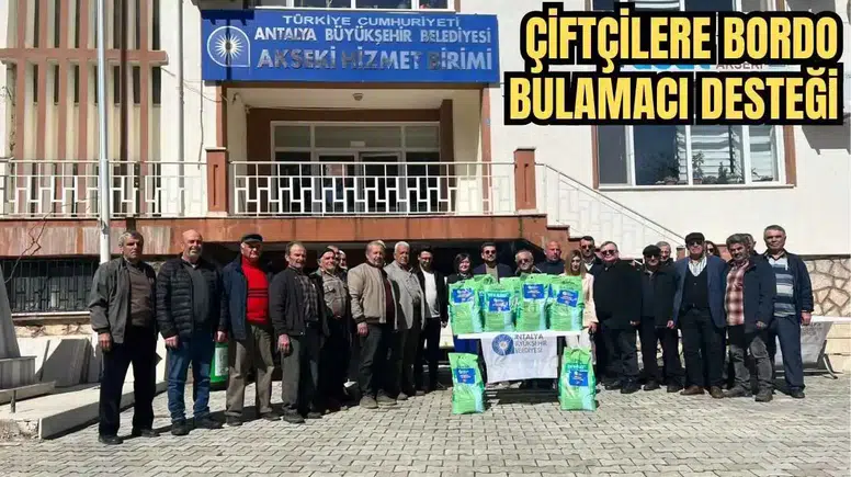 Akseki’de Üreticiye Önemli Destek!