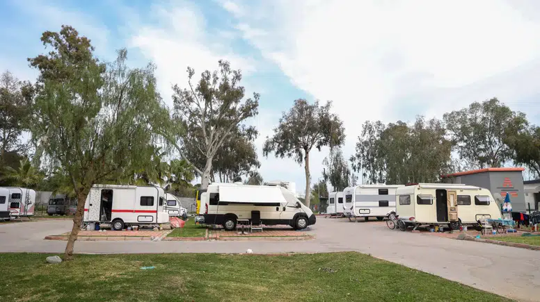 Antalya’nın Karavan Parkında Bayram Mesaisi