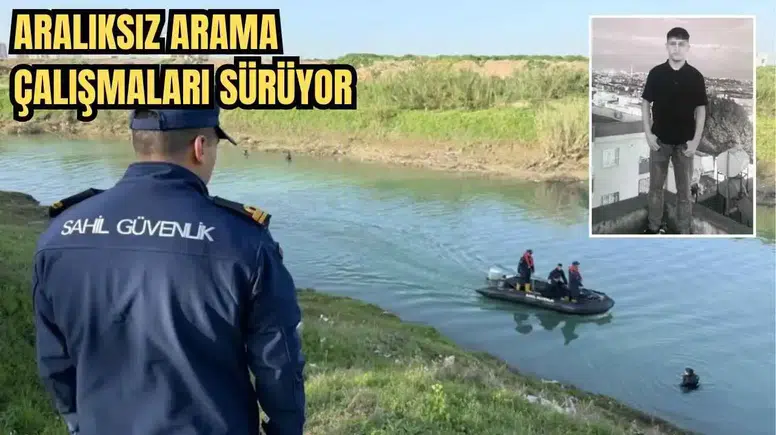 Mersin'de Irmağa Atlayan Genç Akıntıya Kapılarak Kayboldu