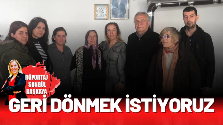 Geri dönmek istiyoruz