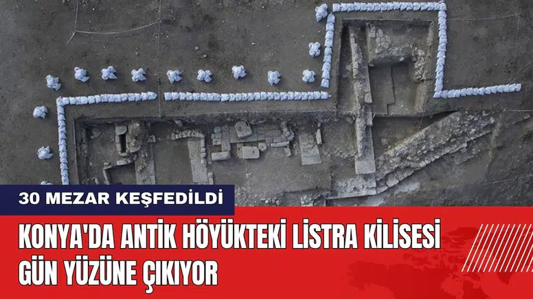 Konya'da Antik Höyükteki Listra Kilisesi Gün Yüzüne Çıkıyor