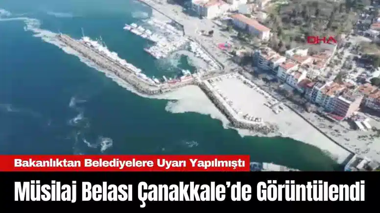 Müsilaj Belası Çanakkale’de Görüntülendi
