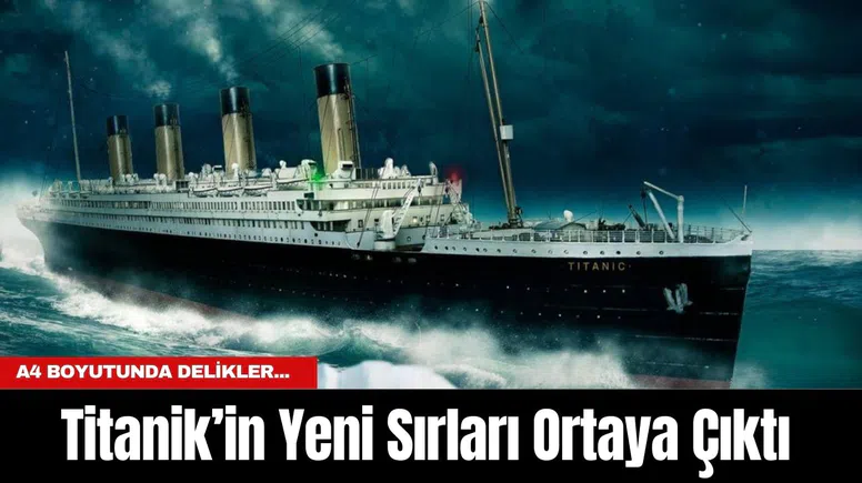 Titanik’in Yeni Sırları Ortaya Çıktı: A4 Boyutunda Delikler...