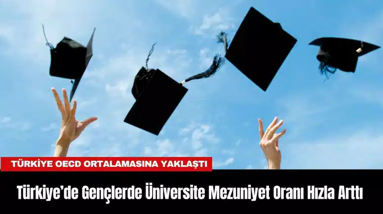 Türkiye’de Gençlerde Üniversite Mezuniyet Oranı Hızla Arttı