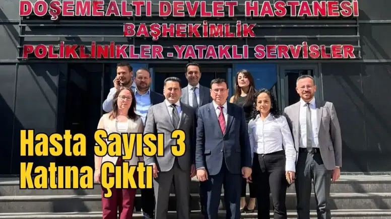 Döşemealtı Devlet Hastanesi’nde Sıra Bekleme Dönemi Geride Kaldı