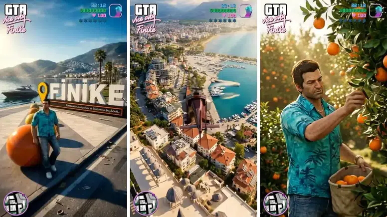 GTA Oyunu Finike'de: "Rockstar Games Aradı, Haritayı Geri İstiyor"