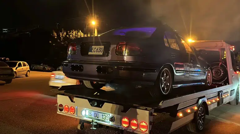Burdur'da Abartı Egzoz Operasyonu: 2 Araç Trafikten Men Edildi