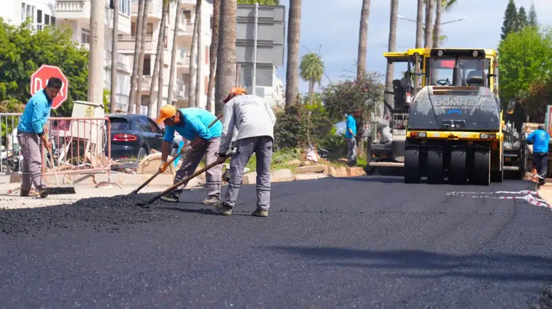 Alanya Kestel'de 3 Etaplı Sıcak Asfalt Projesi: 45 Günde Tamamlanacak
