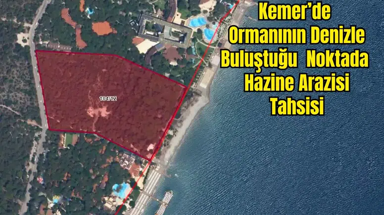Kemer Göynük'te Ormanlık Alan 1000 Yatak Kapasiteli Otele Tahsis Edilecek