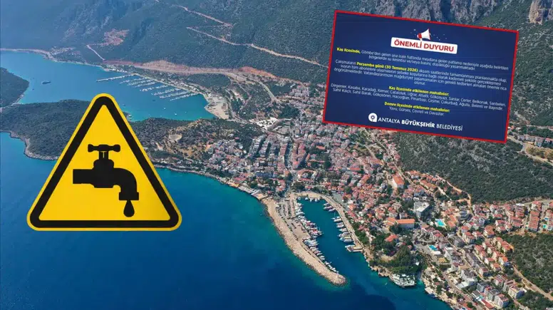 Yangın Kabusu Kontrol Altında Derken Kaş ve Demre'de Su Kesintisi Şoku!