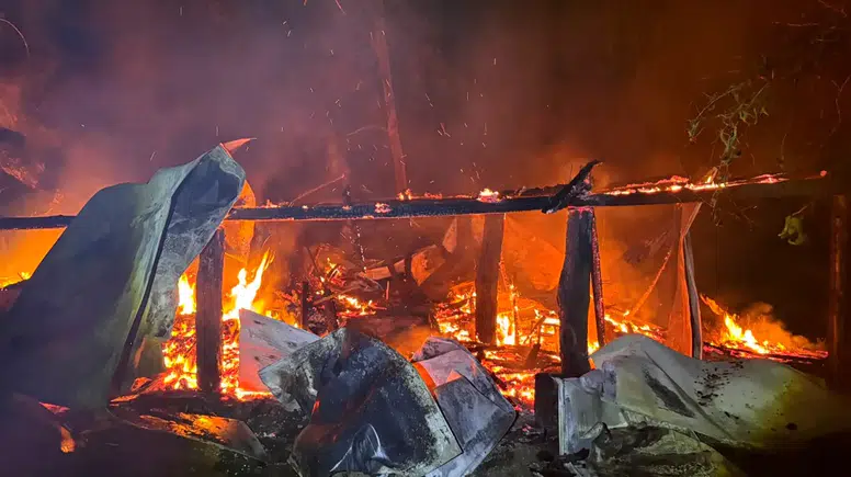 Bursa’da Gece Yarısı Dehşeti: Baraka Yangınında Feci Ölüm!