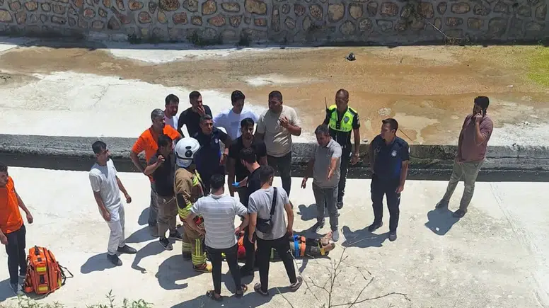 Hatay'da Köprüden Uçan Çocuk 7 Metreden Yere Çakıldı