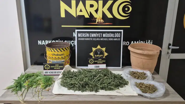 Anamur'da Narkotik Operasyonu: Ev ve Araçtaki Uyuşturucuya El Konuldu!