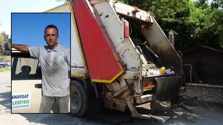 Manavgat'ta Feci Son: Belediye Temizlik İşçisi Çöp Kamyonunun Altında Kaldı