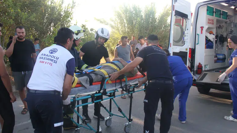 Otomobil Sulama Kanalına Düştü, Sürücü Ağır Yaralandı!