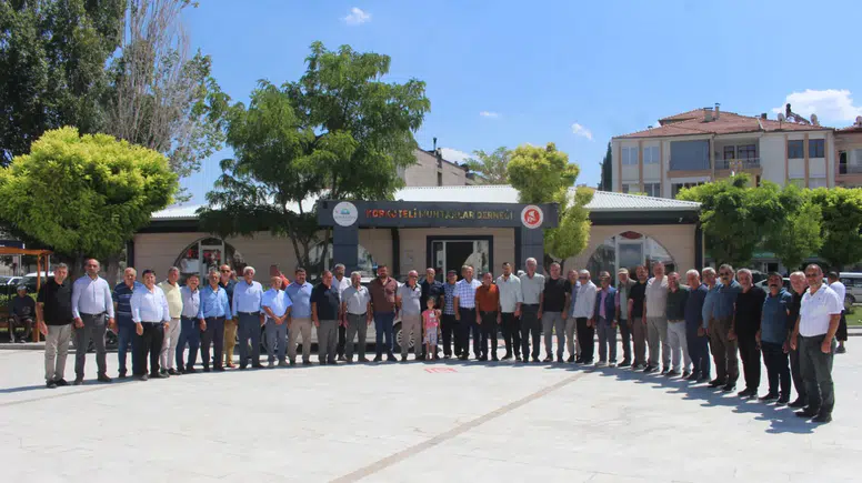 Korkuteli İlçe Hizmetleri Müdürü Adem Panayır Muhtarlarla Bir Araya Geldi