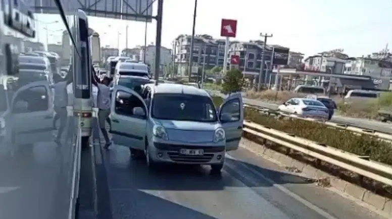 Manavgat'ta Emniyet Şeridi Dehşeti Kamerada