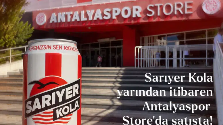 Akrep’ten Taraftara Özel Lezzet! Antalyaspor Temalı Kola Geliyor!