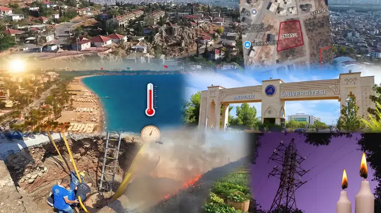 Antalya 31 Ağustos Pazartesi Gündemi