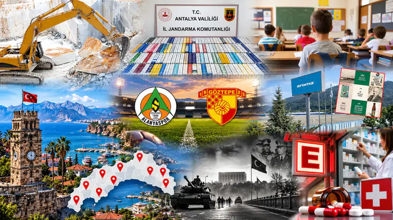 Antalya Gündeminde Bugün: Kaş'tan Alanya'ya Kritik Gelişmeler