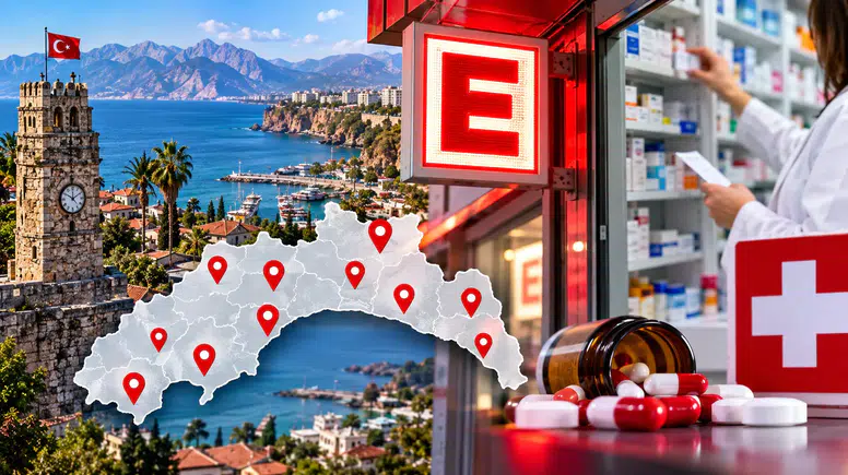 Antalya'da Nöbetçi Eczaneler Listesi Güncellendi: İlçe İlçe Nöbetçi Eczaneler Rehberi
