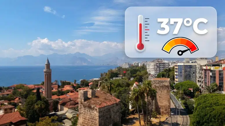 Antalya'da Sıcak Hava Hız Kesmiyor