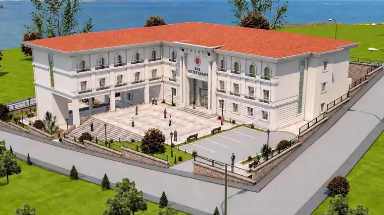 Kaş'ta 200 Milyon TL'lik Yeni Adliye Binası İnşaatı Başladı