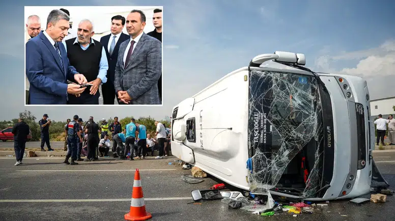 Antalya-Isparta Karayolunda Midibüs Devrildi! 23 Yolcudan 17'si Yaralı: 1'inin Durumu Ağır