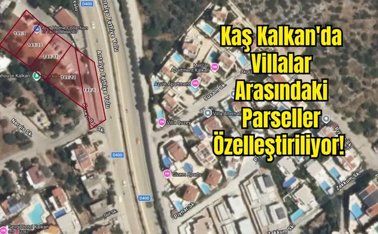 Kalkan'da Dev Arazilerin İmar Planı Değişti