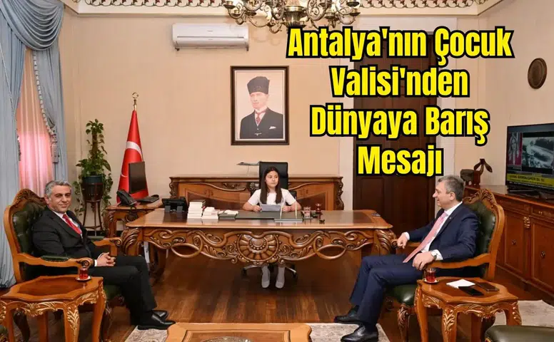 Çocuk Vali Nazenin Karsavurdan: "Savaşlar Değil Oyunlar Konuşulsun"