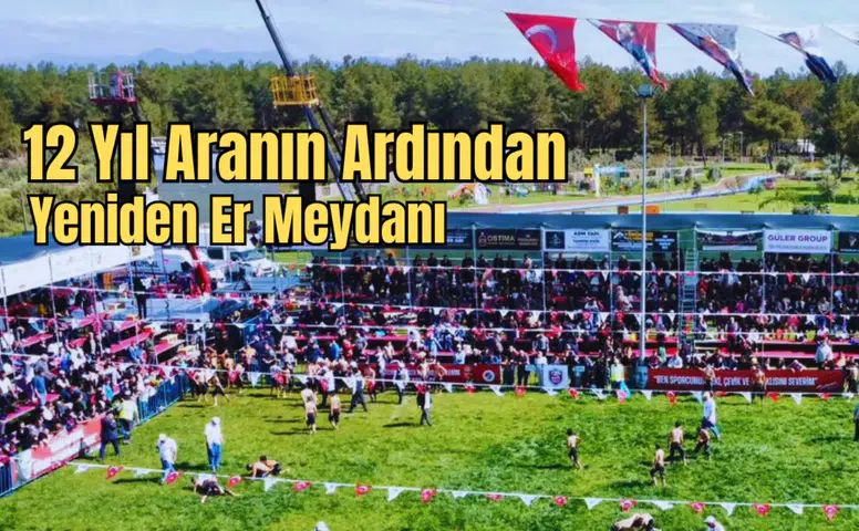 Kepez'de 12 Yıllık Özlem Bitti! Pehlivanlar Er Meydanında Buluştu