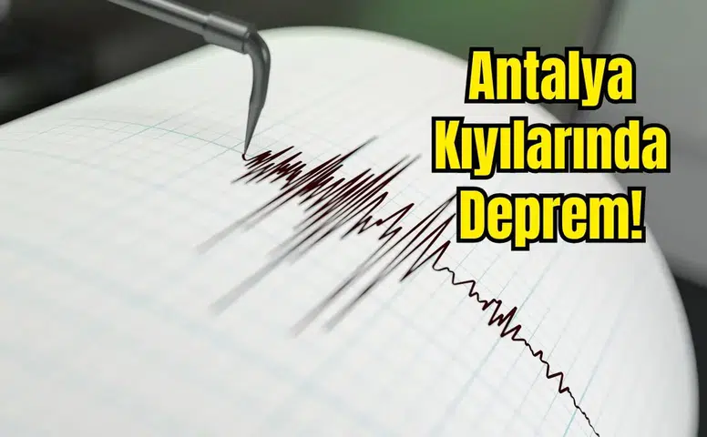 Akdeniz’de 3.6 Büyüklüğünde Deprem