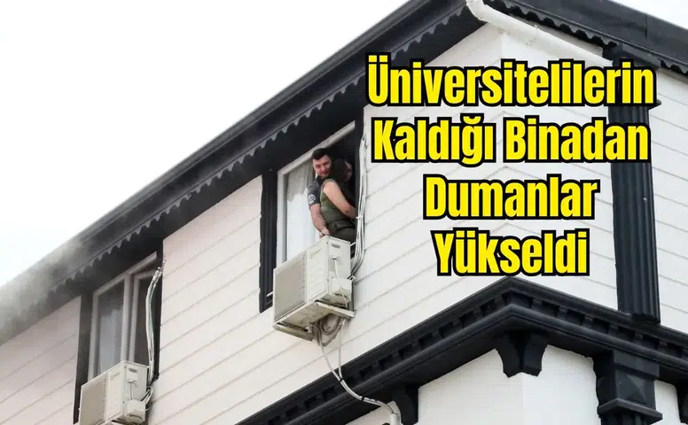 Kültür'de Öğrenci Apartında Çıkan Yangın Korkuttu