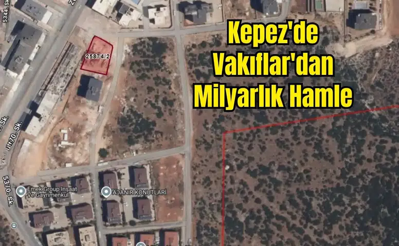 Göçerler'de Murad Paşa Vakfı'na Ait Dev Arsa Kat Karşılığı İhalede