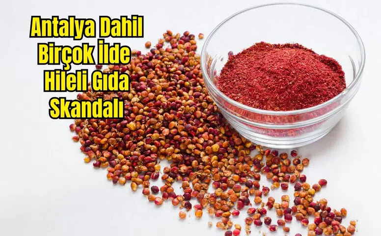 Serik Merkezli Firmada Boyalı Baharat Skandalı