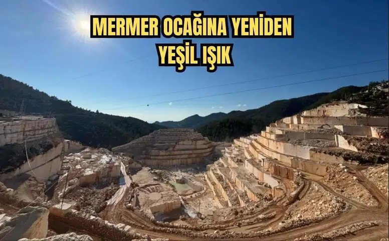 Demre’de Mermer Ocağına ÇED Kararı Yeniden Verildi!