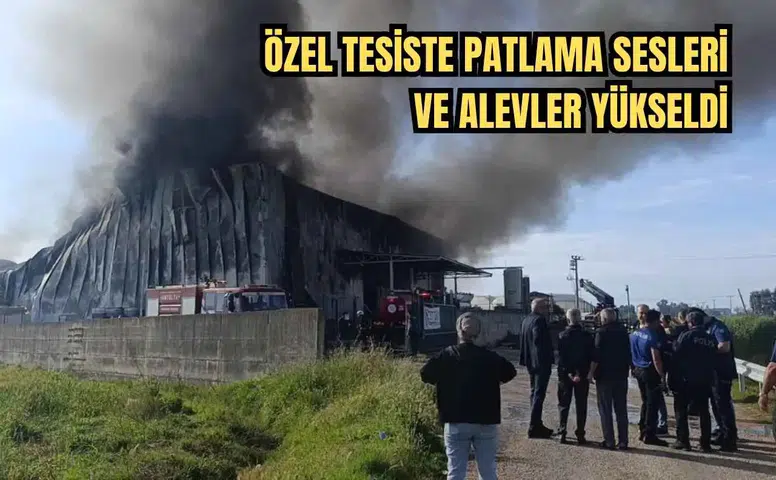 Alevlerin Sardığı Tesisten Son Anda Kaçtılar!