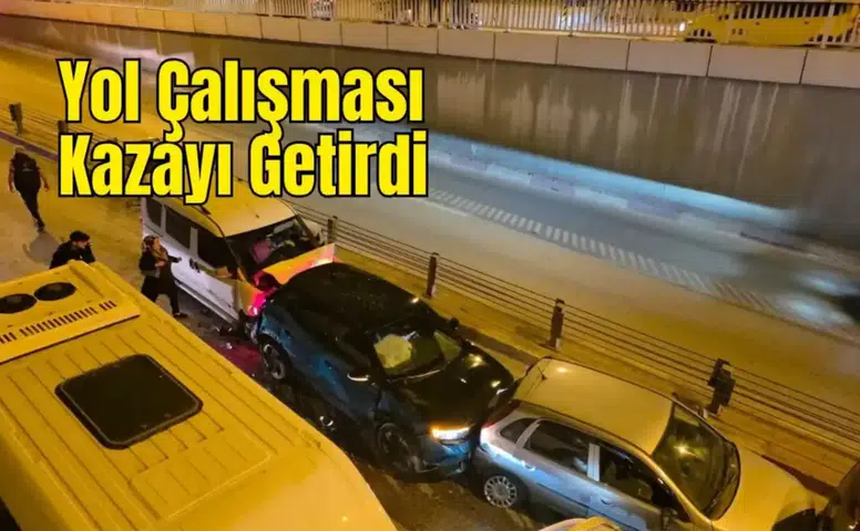 Antalya’nın Göbeğinde 11 Araç Birbirine Girdi, Yol Savaş Alanına Döndü