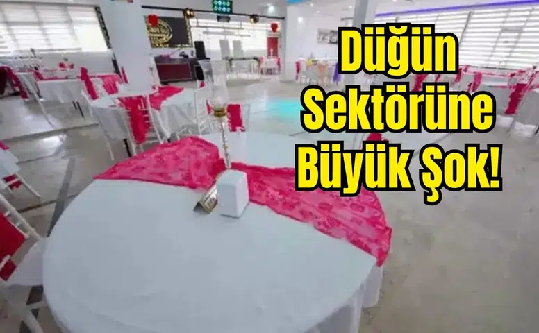 Antalya'da Düğün Salonu Rezervasyonlarında Yüzde 60 Düşüş