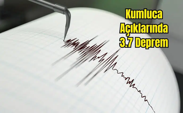 Antalya'da 3.7 Deprem: Kandilli Kumluca Açıklarını İşaret Etti