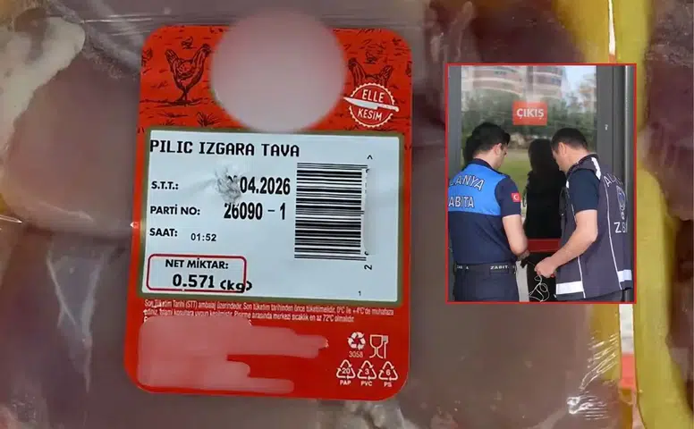 Alanya'da Zincir Markette Tavuk Ürünleri Skandalı