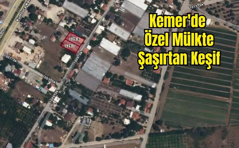 Kemer Tekirova'da Temel Kazısından Antik Mezar Çıktı