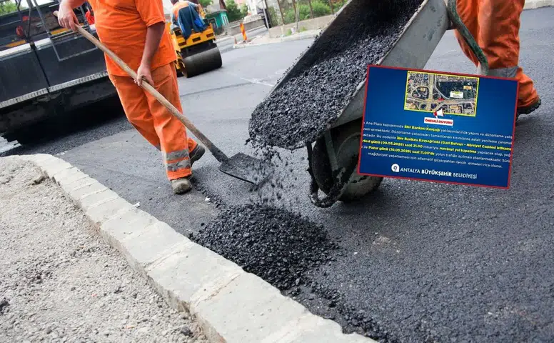 Dikkat! Antalya İller Bankası Kavşağı Trafiğe Kapatılıyor
