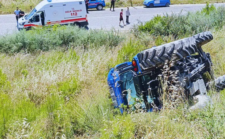 Kurbanlıklarına Giderken Kaza Yaptı: Manavgat'ta Kabin Hayat Kurtardı