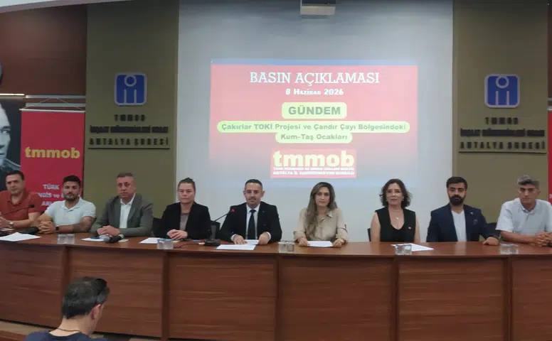 Antalya İl Koordinasyon'dan TOKİ ve Kum Ocağı Alarmı!
